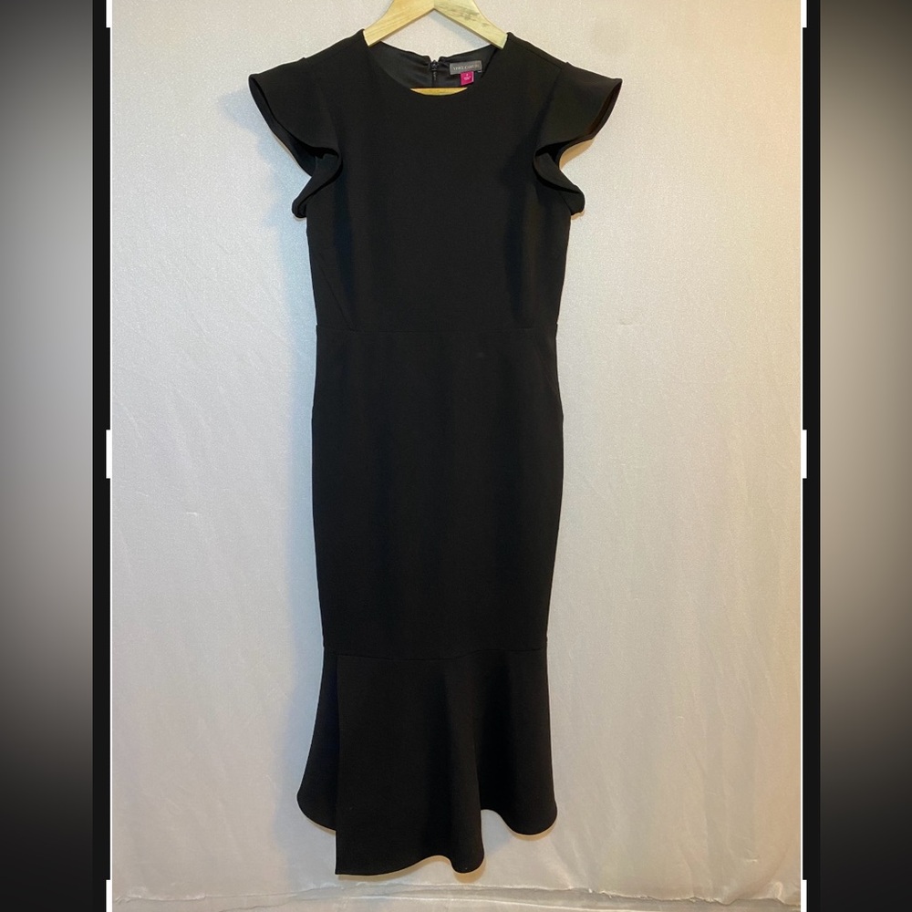 Vince Camuto Black High Low Dress